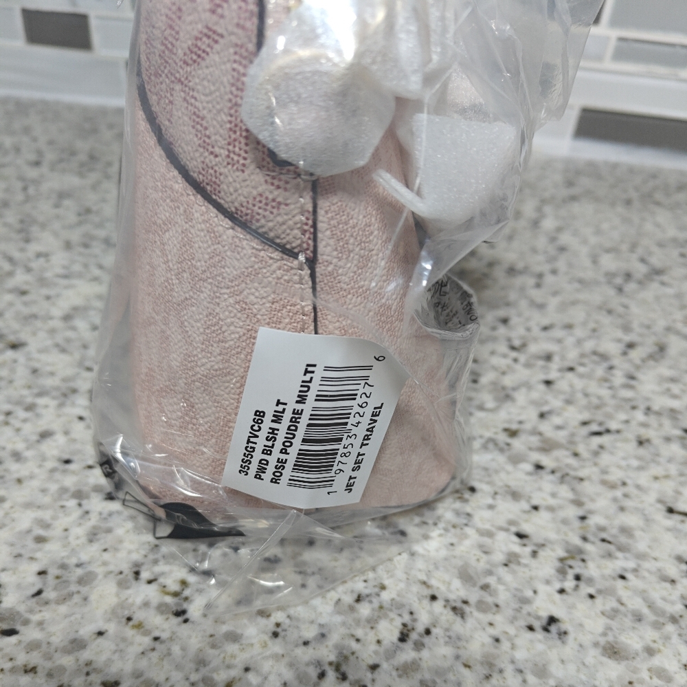 Michael Kors Jet Set Travel Medium Color-Block Signature Logo Crossbody Bag - Picture 5 of 10